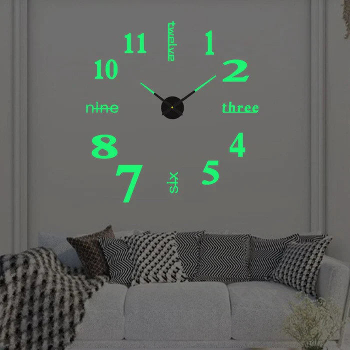Decorative Wall Clock with Roman Numerals – Silent Quartz Clock for Modern Interiors