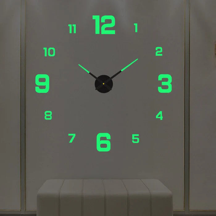 Decorative Wall Clock with Roman Numerals – Silent Quartz Clock for Modern Interiors