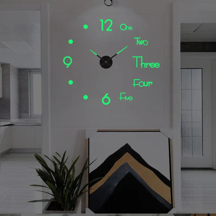 Decorative Wall Clock with Roman Numerals – Silent Quartz Clock for Modern Interiors