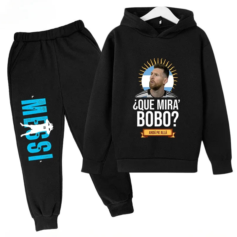 Kids Hot Wheels Printed Hoodie & Joggers Set