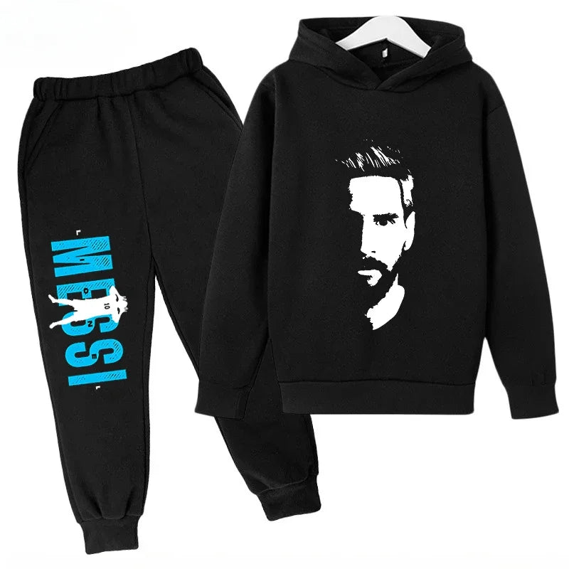 Kids Hot Wheels Printed Hoodie & Joggers Set