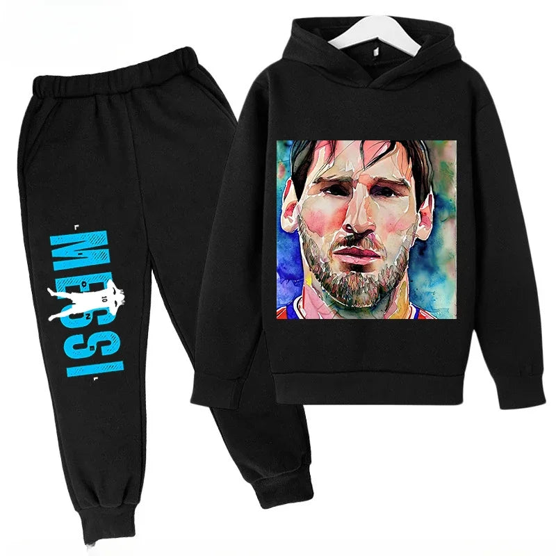 Kids Hot Wheels Printed Hoodie & Joggers Set