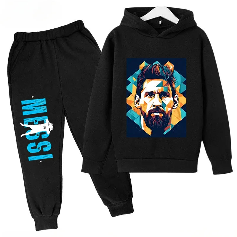 Kids Hot Wheels Printed Hoodie & Joggers Set
