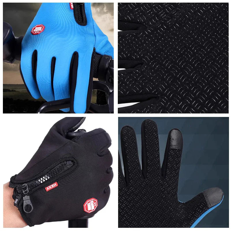 Winter Gloves for Men Women Touchscreen Warm Outdoor Cycling Driving Motorcycle Cold Gloves