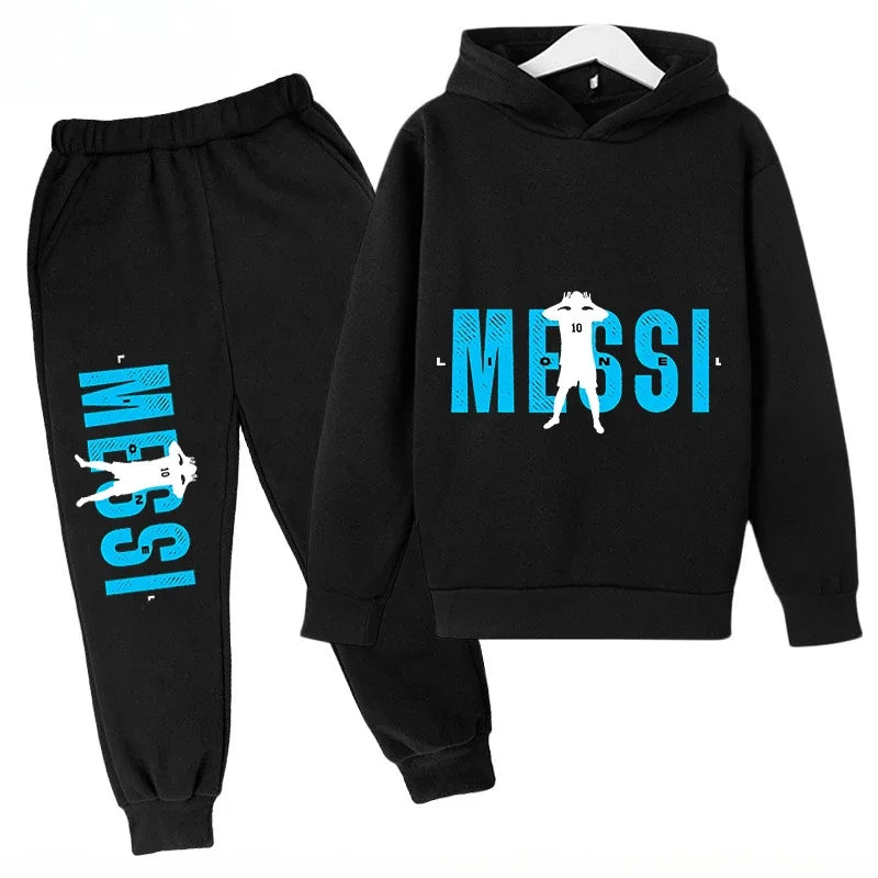Kids Hot Wheels Printed Hoodie & Joggers Set