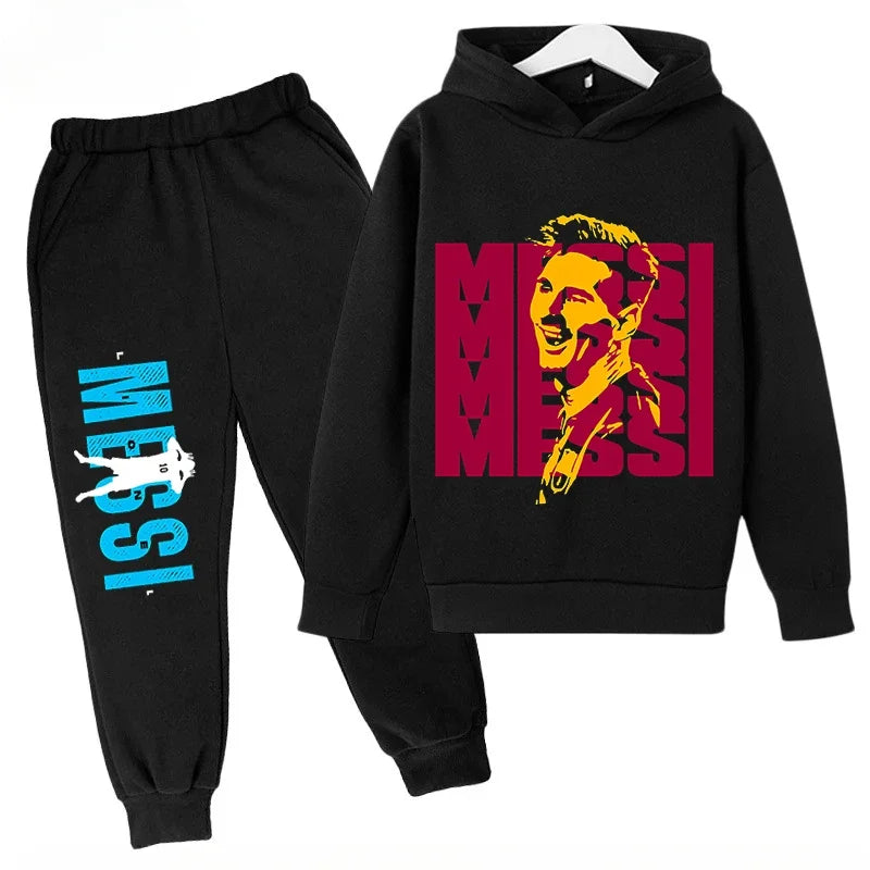 Kids Hot Wheels Printed Hoodie & Joggers Set