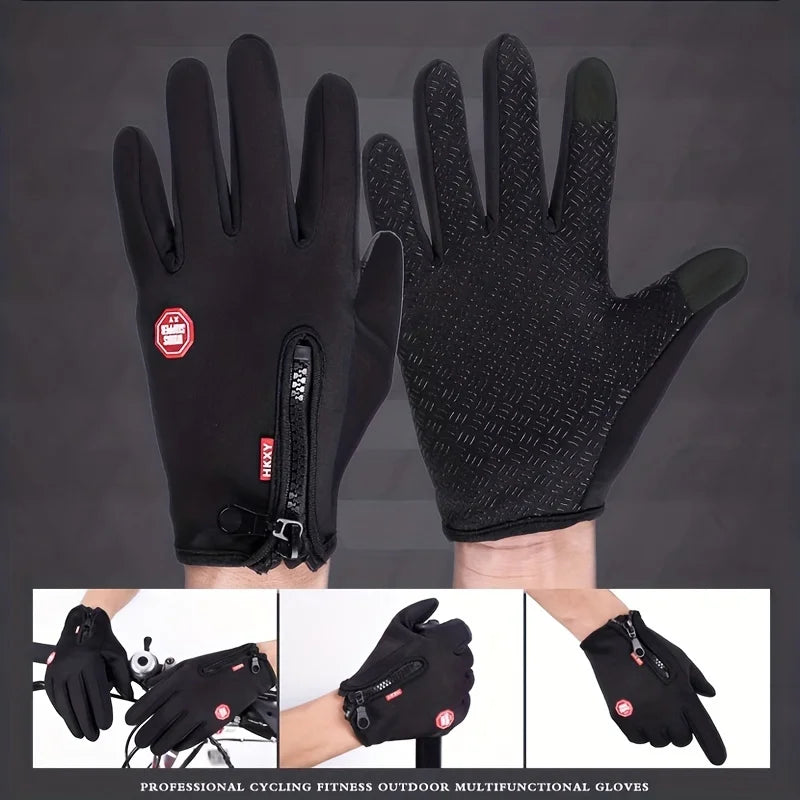 Winter Gloves for Men Women Touchscreen Warm Outdoor Cycling Driving Motorcycle Cold Gloves