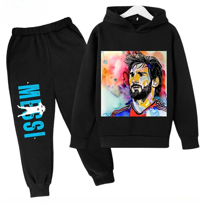 Kids Hot Wheels Printed Hoodie & Joggers Set