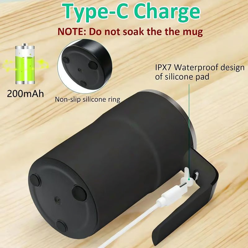 📣🎊Ensemble de mug à café à mélange magnétique automatique rechargeable