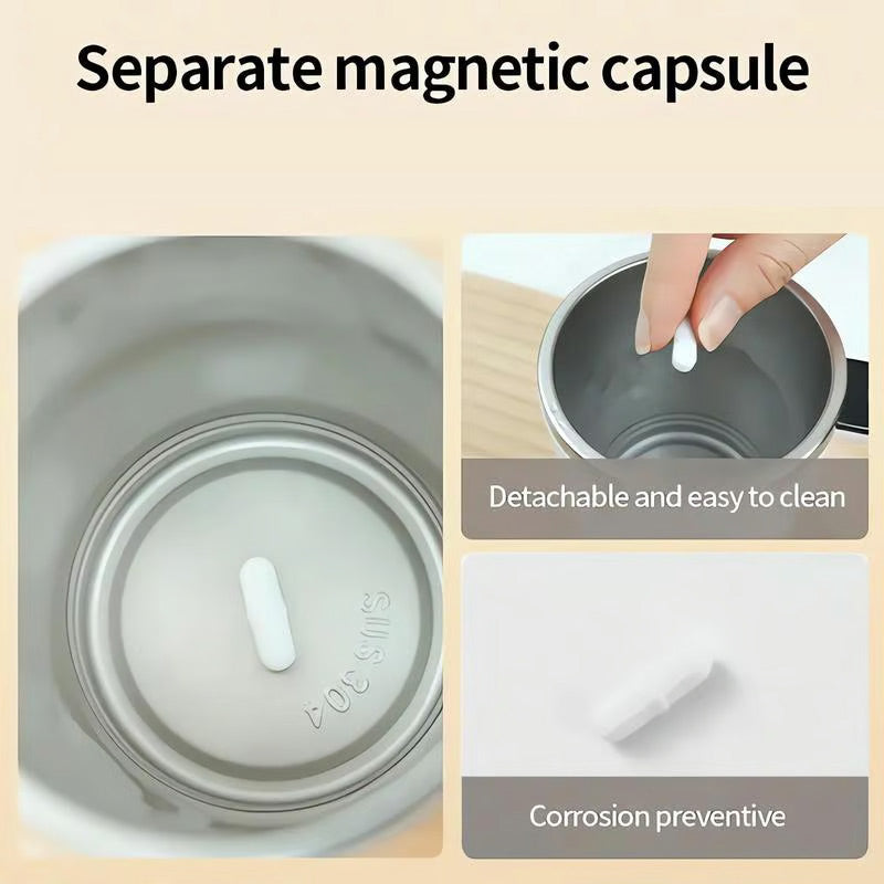 📣🎊Ensemble de mug à café à mélange magnétique automatique rechargeable