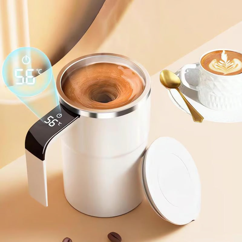📣🎊Ensemble de mug à café à mélange magnétique automatique rechargeable