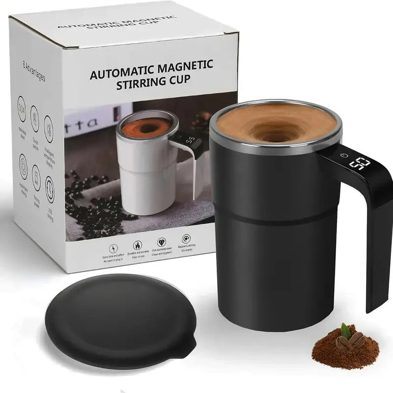 📣🎊Ensemble de mug à café à mélange magnétique automatique rechargeable